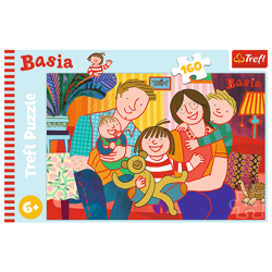 PUZZLE 160 ELEM. BASIA POZNAJ BASIĘ 15409 - TREFL