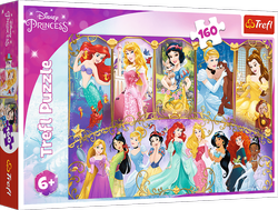 PUZZLE 160 ELEMENTÓW KSIĘŻNICZKI PRINCESS DISNEY UKŁADANKA - 15407 TREFL