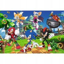 PUZZLE 160 ELEMENTÓW SONIC I PRZYJACIELE UKŁADANKA TREFL 15421