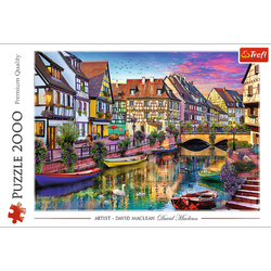 PUZZLE 2000 ELEMENTÓW COLMAR FRANCJA DAVID MACLEAN - 27118 TREFL