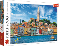 PUZZLE 2000 ELEMENTÓW ROVINJ CHORWACJA  UKŁADANKA KRAJOBRAZ - 27114 TREFL