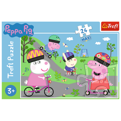 PUZZLE 24 MAXI AKTYWNY DZIEŃ ŚWINKA PEPPA 14330 TREFL