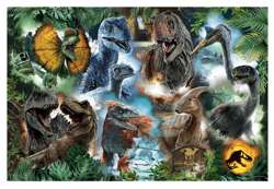 PUZZLE 300 ELEMENTÓW JURASSIC WORLD ULUBIONE DINOZAURY 23013 TREFL