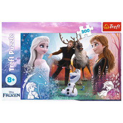 PUZZLE 300 ELEMENTÓW KRAINA LODU FROZEN MAGICZNY CZAS - 23006 TREFL