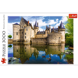 PUZZLE 3000 ELEMENTÓW ZAMEK SULLY-SUR-LOIRE FRANCJA UKŁADANKA - 33075 TREFL