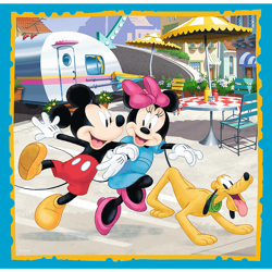 PUZZLE 3W1 MYSZKA MICKEY MIKI I PRZYJACIELE DISNEY UKŁADANKA - 34846 TREFL 