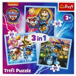 PUZZLE 3W1 PSI PATROL MOC MIGHTY PUPS 34869 TREFL