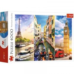 PUZZLE 4000 EL. WYCIECZKA PO EUROPIE 45009 TREFL