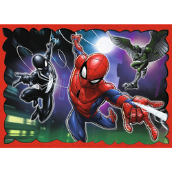 PUZZLE 4W1 W SIECI SPIDERMANA MARVEL UKŁADANKA - 34293 TREFL