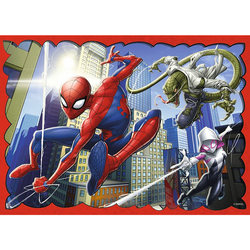 PUZZLE 4W1 W SIECI SPIDERMANA MARVEL UKŁADANKA - 34293 TREFL