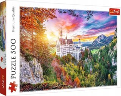 PUZZLE 500 ELEMENTÓW ZAMEK NEUSCHWANSTEIN NIEMCY UKŁADANKA - 37427 TREFL