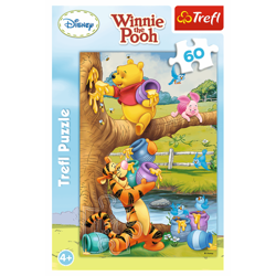 PUZZLE 60 ELEMENTÓW MAŁE CO NIECO KUBUŚ PUCHATEK DISNEY 17264 TREFL