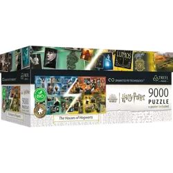 PUZZLE 9000 ELEMENTÓW HARRY POTTER HOUSE OF HOGWARTS PREMIUM 81023 TREFL