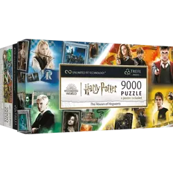 PUZZLE 9000 ELEMENTÓW HARRY POTTER HOUSE OF HOGWARTS PREMIUM 81023 TREFL