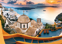 PUZZLE BAJKOWE SANTORINI GRECJA 1000 ELEMENTÓW  - 10445 TREFL 