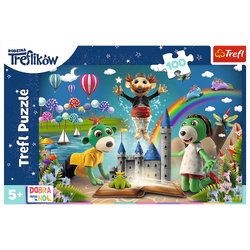 PUZZLE BAJKOWY WIECZÓR TREFLIKÓW 100 E TREFL 16412