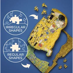 PUZZLE DREWNIANE 200 ELEMENTÓW POCAŁUNEK GUSTAV KLIMT 20247 TREFL