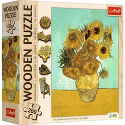 PUZZLE DREWNIANE 200 ELEMENTÓW SŁONECZNIKI VINCENT VAN GOGH  20249 TREFL