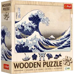 PUZZLE DREWNIANE 200 FALA W KANAGAWIE HOKUSAI KATSUHIKA 20250 TREFL