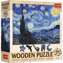 PUZZLE DREWNIANE 200 GWIAŹDZISTA NOC VINCENT VAN GOGH 20248 TREFL