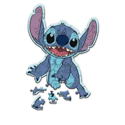 PUZZLE DREWNIANE JUNIOR 50 ELEMENTÓW LILO I STITCH DISNEY 20205 TREFL