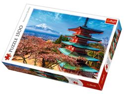 PUZZLE GÓRA FUDŻI FUJI JAPONIA 1500 EL - TREFL