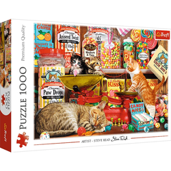 PUZZLE KOCIE SŁODKOŚCI 1000 ELEMENTÓW UKŁADANKA KOMPOZUCJA - 10630 TREFL