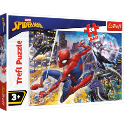 PUZZLE MAXI NIEUSTRASZONY SPIDERMAN 24 TREFL 14289