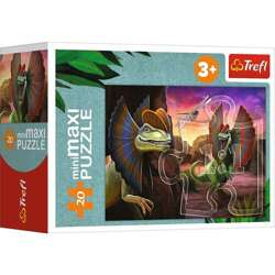 PUZZLE MINI MAXI 20 EL ŚWIAT DINOZAURÓW 21136 TREFL