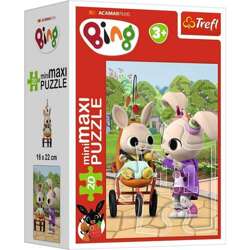 PUZZLE MINI MAXI BING I PRZYJACIELE 20 ELEMENTÓW UKŁADANKA TREFL 21131