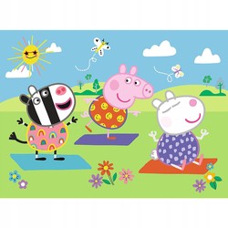 PUZZLE MINI MAXI ŚWINKA PEPPA BEZTROSKI DZIEŃ 20 EL. UKŁADANKA TREFL 21124