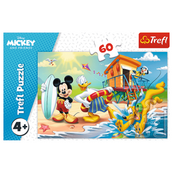 PUZZLE MYSZKA MIKI CIEKAWY DZIEŃ 60 EL TREFL 17359