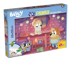 PUZZLE PODŁOGOWE DWUSTRONNE BLUEY STORY TIME 24el. UKŁADANKA LISCIANI