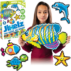 PUZZLE PUZZELKI PIXELKI JIXELZ POD WODĄ 1500EL. ŻÓŁW DELFIN ŁÓDŹ ROZGWIAZDA