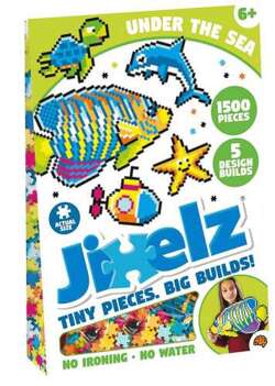 PUZZLE PUZZELKI PIXELKI JIXELZ POD WODĄ 1500EL. ŻÓŁW DELFIN ŁÓDŹ ROZGWIAZDA