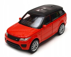 RANGE ROVER SPORT CZERWONY METALOWY MODEL SAMOCHODZIK KOLEKCJONERSKI WELLY