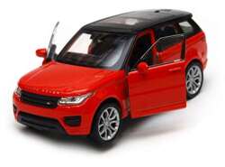 RANGE ROVER SPORT CZERWONY METALOWY MODEL SAMOCHODZIK KOLEKCJONERSKI WELLY