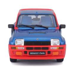 RENAULT 5 TURBO WYŚCIGOWY SAMOCHÓD METALOWY MODEL POJAZD BBURAGO 1/24