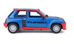 RENAULT 5 TURBO WYŚCIGOWY SAMOCHÓD METALOWY MODEL POJAZD BBURAGO 1/24