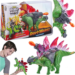 ROBO ALIVE DINO WARS DINOZAUR INTERAKTYWNY STEGOSAURUS FIGURKA DZIAŁO 