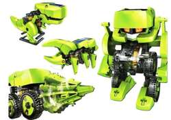 ROBOT SOLARNY 4w1 ZESTAW EDUKACYJNY NAUKOWY DINOZAUR TYRANOZAUR REX OWAD