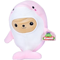 RÓŻOWY REKIN PIESEK PLUSZAK MASKOTKA PRZYTULANKA 24 CM KAWAII 59624