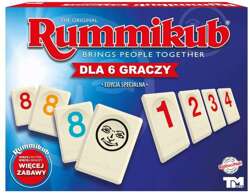 RUMMIKUB XP GRA LOGICZNA TOWARZYSKA STRATEGICZNA LICZBOWA DLA 6 GRACZY