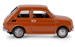 SAMOCHÓD FIAT 126p MALUCH KOLEKCJA PRL MODEL METALOWY 1:43 BRĄZOWY