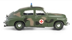 SAMOCHÓD WARSZAWA M-20 POGOTOWIE WOJSKOWE KOLEKCJA PRL MODEL 1:43