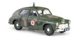 SAMOCHÓD WARSZAWA M-20 POGOTOWIE WOJSKOWE KOLEKCJA PRL MODEL 1:43