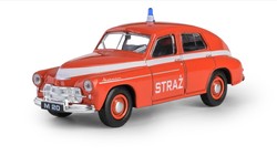 SAMOCHÓD WARSZAWA M-20 STRAŻ KOLEKCJA PRL MODEL 1:43