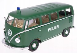 SAMOCHÓD WELLY 1:34 VOLKSWAGEN T1 BUS 1963 ZIELONY