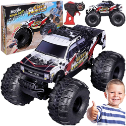 SAMOCHÓD ZDALNIE STEROWANY GIGANT MONSTER TRUCK TERENOWY DUŻE KOŁA PILOT RC