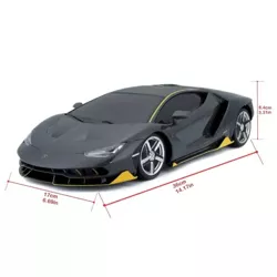 SAMOCHÓD ZDALNIE STEROWANY LAMBORGHINI CENTENARIO 1:14 PILOT RC AUTO CZARNE